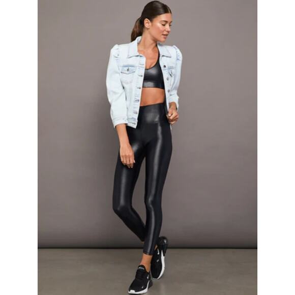 Carbon38 High Rise 7/8 Legging in Takara Shine - Picture 7 of 7